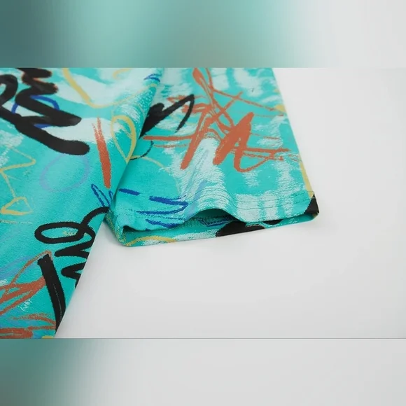 New Men's Graffiti Artwork Shirt Multiple Sizes - Picture 4 of 5